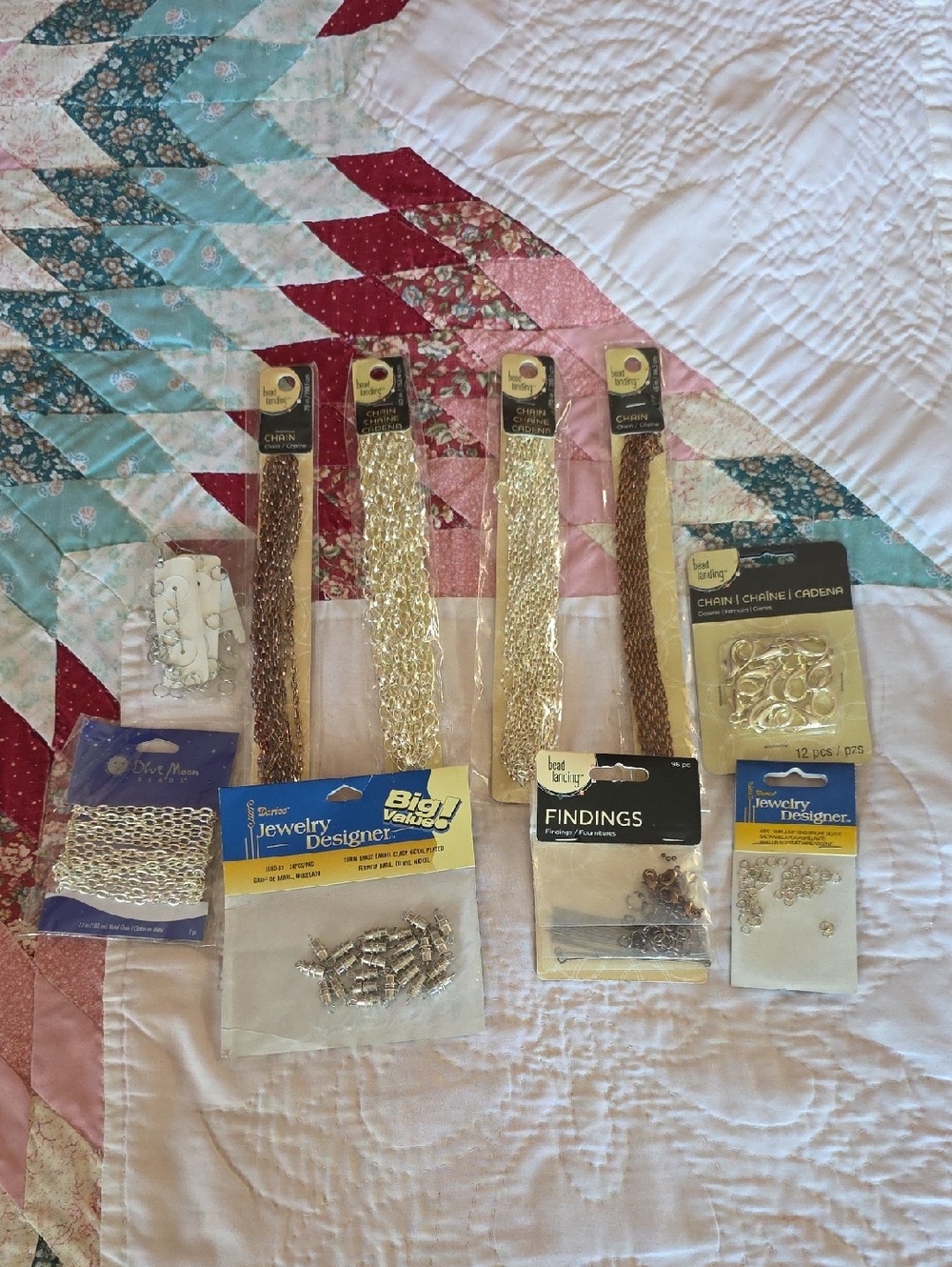 JEWELERY MAKING SUPPLIES, LOT OF 10, NEW